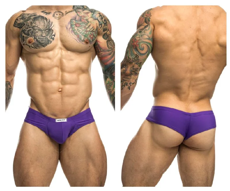 Slim - fit men's briefs for a modern styleJUSTIN+SIMON XSJ22 Cheek Briefs Color Purple Slim - fit men's briefs for a modern styleJUSTIN+SIMON XSJ22 Cheek Briefs Color Purple