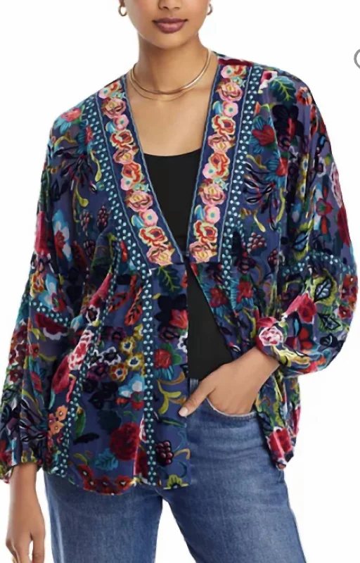 Minto Burnout Jacket In Multi