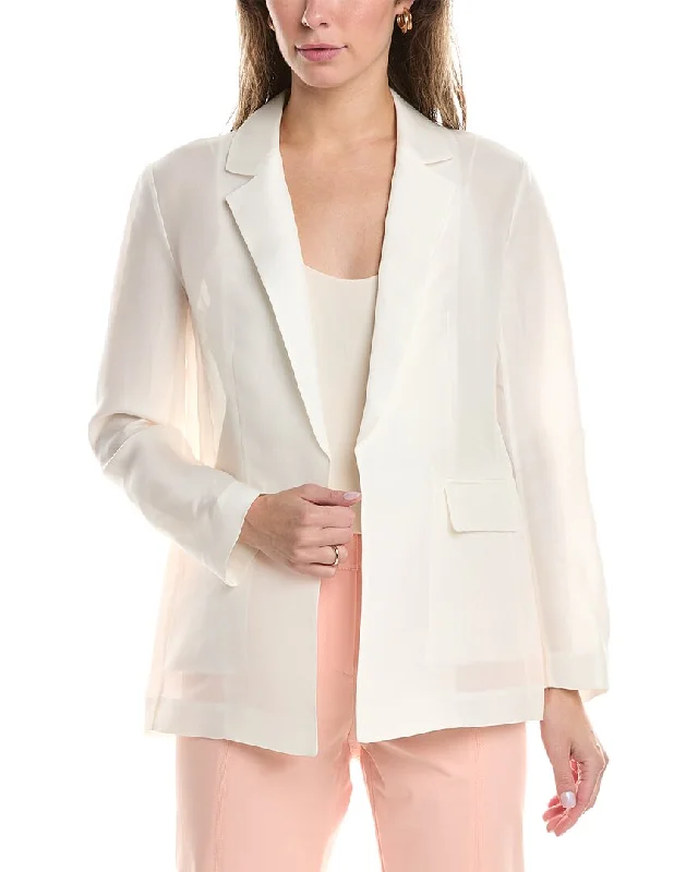 Lafayette 148 New York Silk Blazer