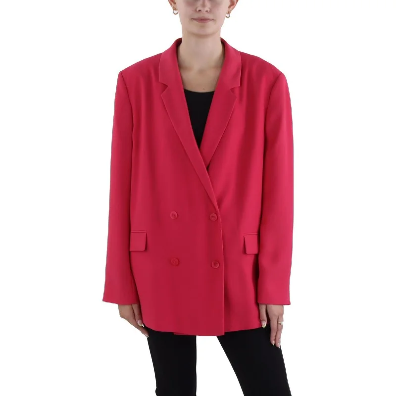 Abania Womens Suit Separate Work Wear Double-Breasted Blazer