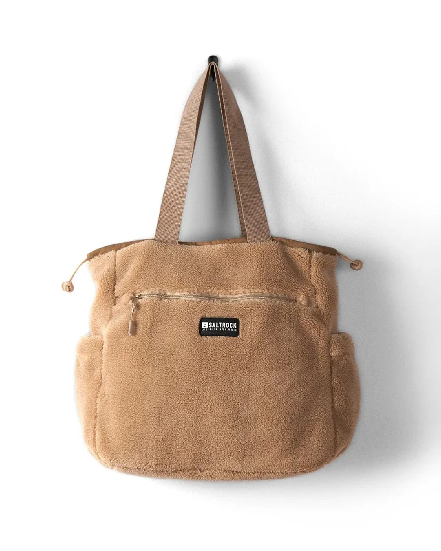 Boutique - Sherpa Shopper - Cream