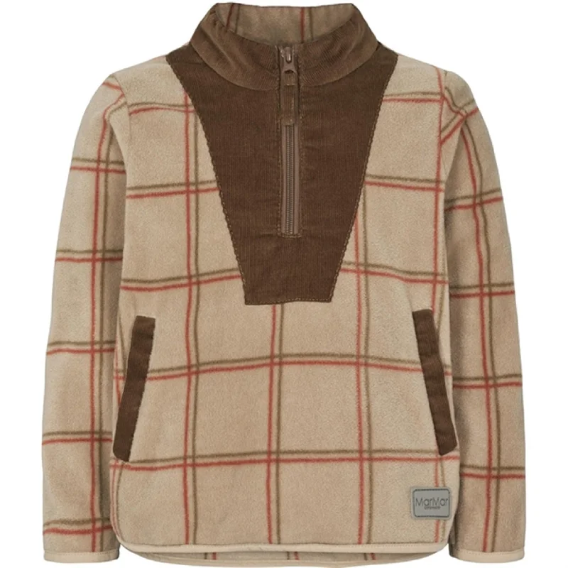 MarMar Jeko Fleece Jacket Cranberry Check