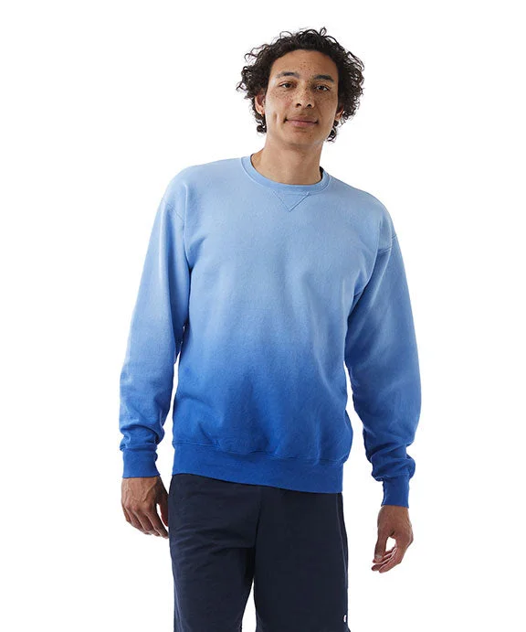 CD400D - Champion Unisex Dip Dye Crewneck Sweater | Athletic Royal Ombre