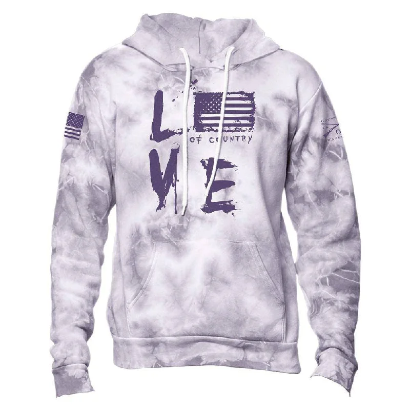 Women's Love of Country Hoodie - Purple Haze Wash