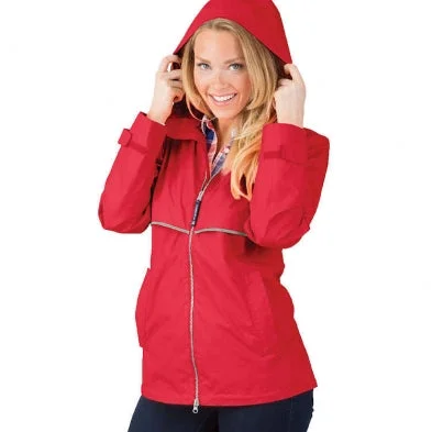 Women’s Red Raincoat