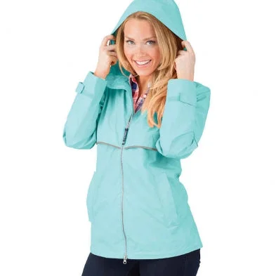 Women’s Aqua Raincoat