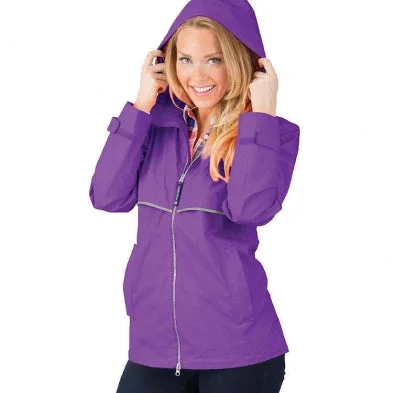 Women’s Violet Raincoat