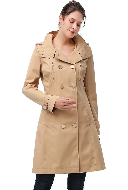 BGSD Women Amari Waterproof Hooded Trench Coat