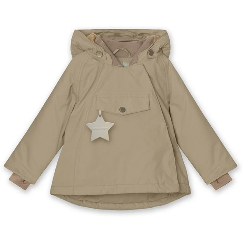 MINI A TURE Wang Fleece Winter Jacket Savannah Tan