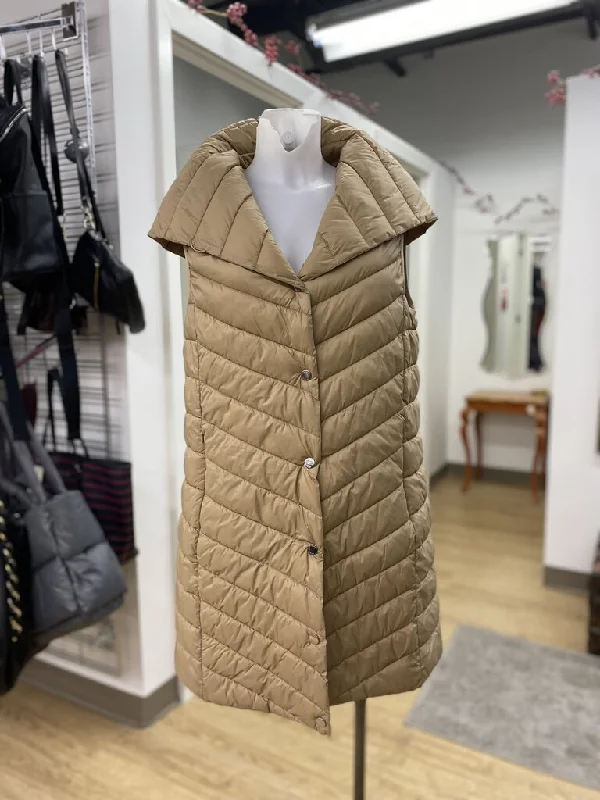 Soia Kyo quilted long vest L