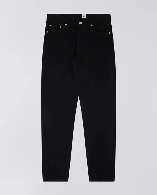 Men's Straight Leg Raw Denim Jeans for a Minimalist and Durable OptionRegular Tapered Kaihara Black Denim Men's Straight Leg Raw Denim Jeans for a Minimalist and Durable OptionRegular Tapered Kaihara Black Denim