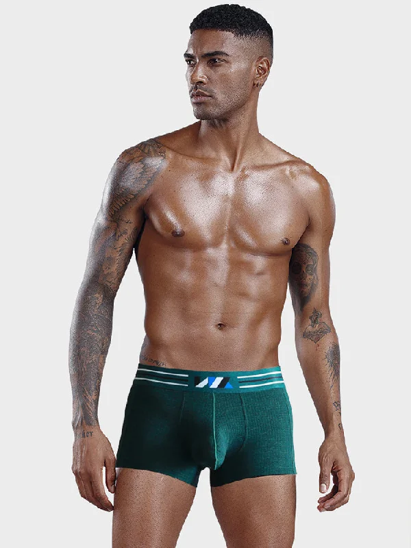Tag - less men's trunks for irritation - free comfort2 Pack Separated Pouch Comfy Mens Boxer Briefs