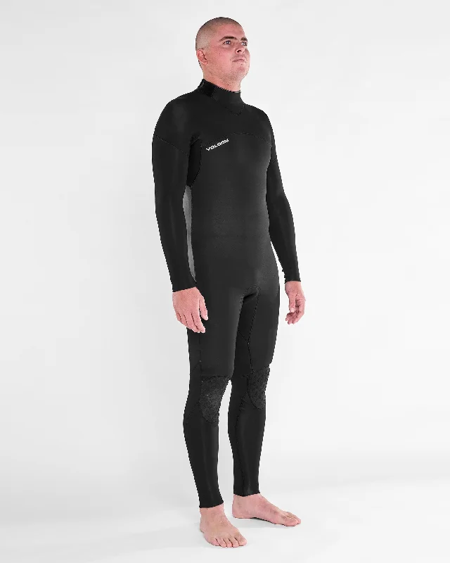 Men's trunks with a wide elastic waistbandMens Modulator 3/2mm Long Sleeve Back Zip Fullsuit - Black