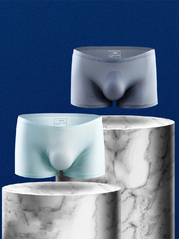 Tag - less men's trunks for irritation - free comfort3 Pack 3D Seamless Support Pouch Men's Underwear