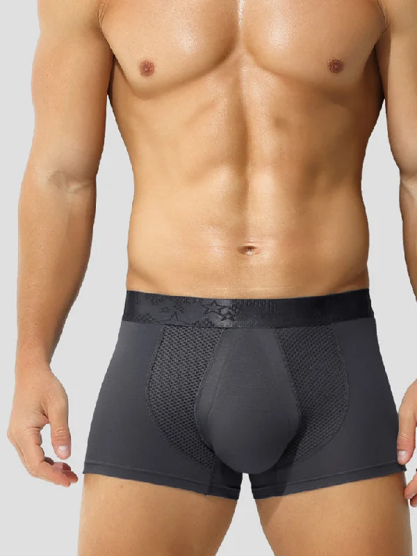 Tag - less men's trunks for irritation - free comfort3 Pack Men’s Breathable 3D Pouch Trunks Tag - less men's trunks for irritation - free comfort3 Pack Men’s Breathable 3D Pouch Trunks