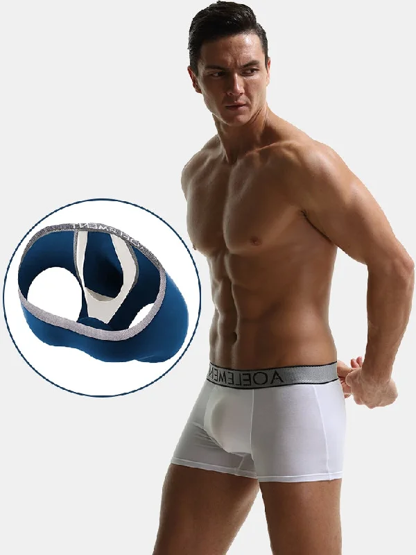 Mid - rise men's trunks for a balanced coverage3 Pack Modal Ball Hammock Support Pouch Underwear