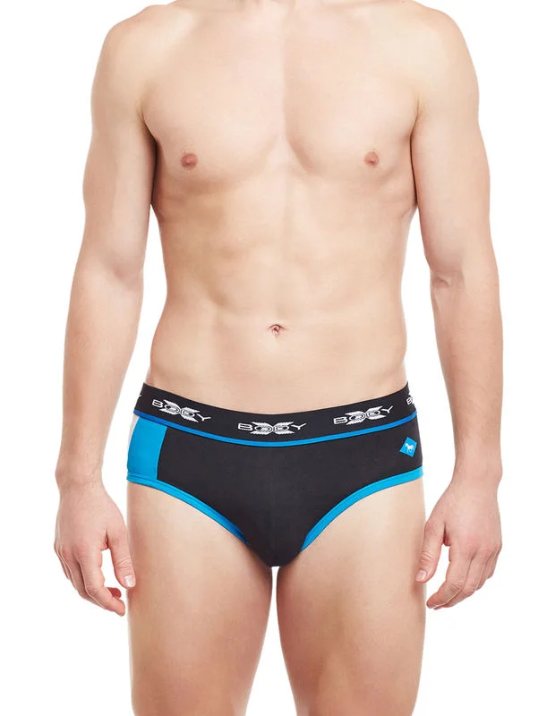 Bright - colored men's briefs for a bold statementBody X Fusion Briefs-BX02B Black