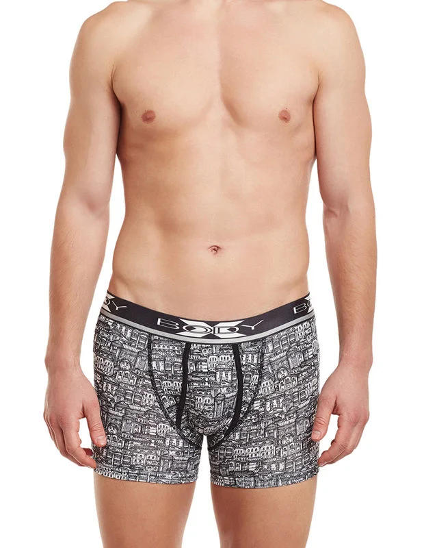 Men's trunks with a reinforced crotch areaBody X Printed Trunks-BX01T-1