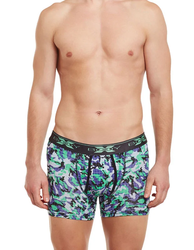 Solid - color men's trunks in various shadesBody X Printed Trunks-BX01T-4