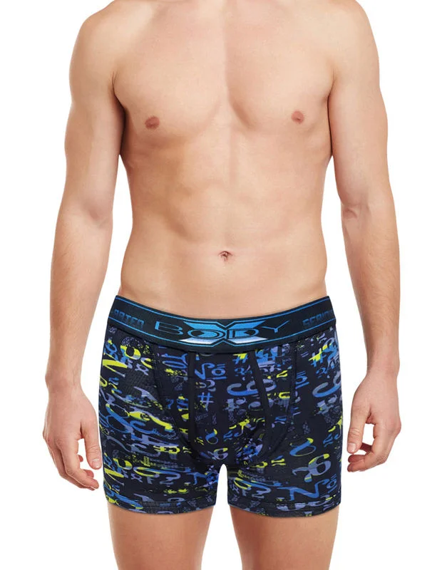 Tag - less men's trunks for irritation - free comfortBody X Printed Trunks-BX01T-PRINT-11 Tag - less men's trunks for irritation - free comfortBody X Printed Trunks-BX01T-PRINT-11