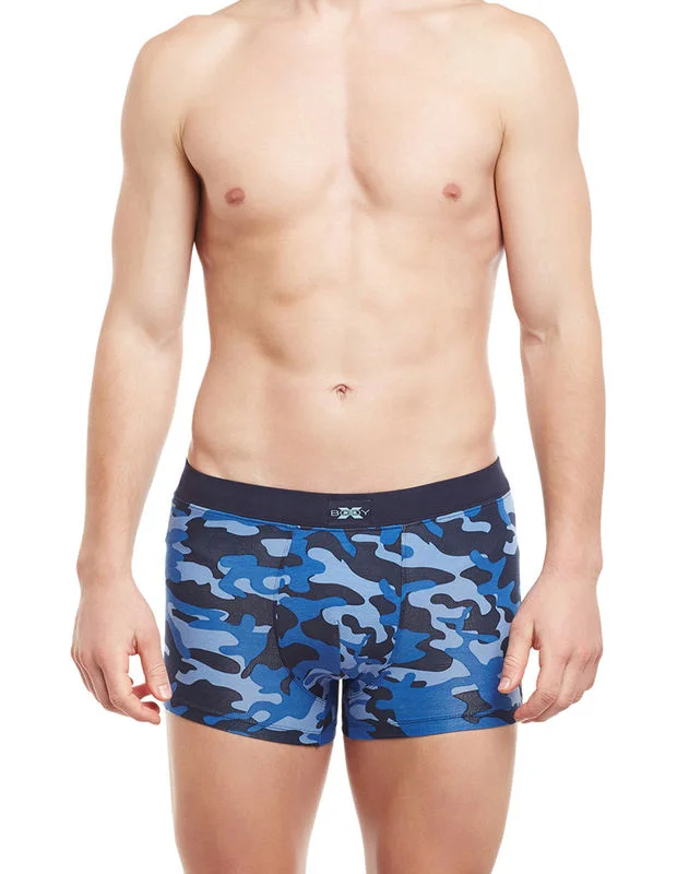 Soft - touch men's trunks for a gentle feelBody X Printed Trunks-BX06T Camo Print