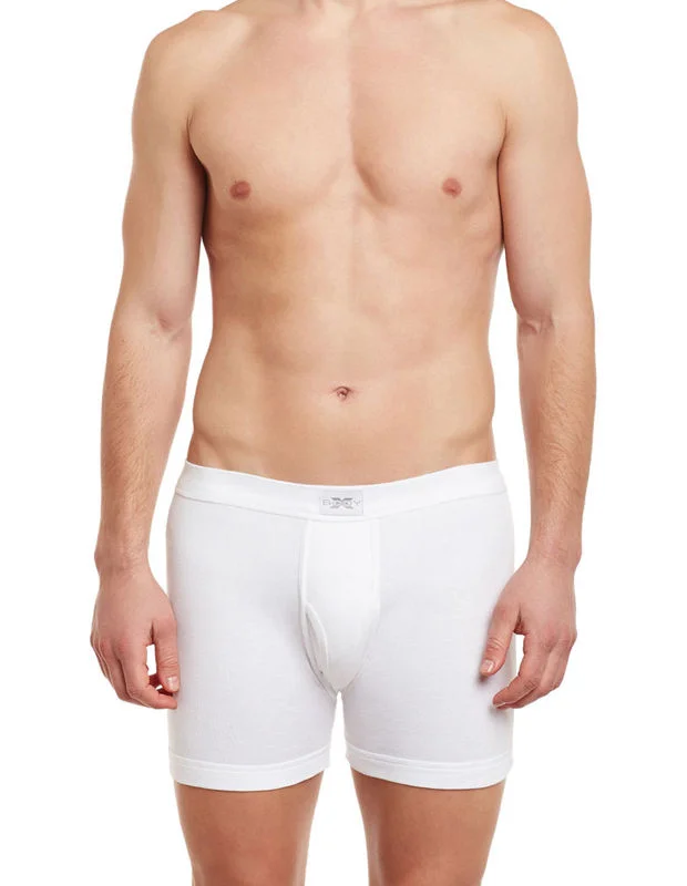 Slim - cut men's trunks for a modern styleBody X Solid Trunks-BX15T-W