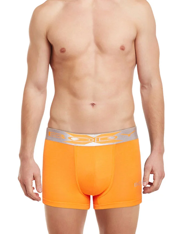 Low - rise men's trunks for a trendy lookBodyX Men Trunks BX32T-ORANGE