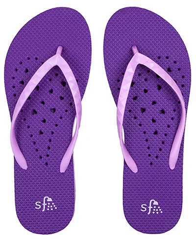 Elongated Hearts Violet/Lavendar