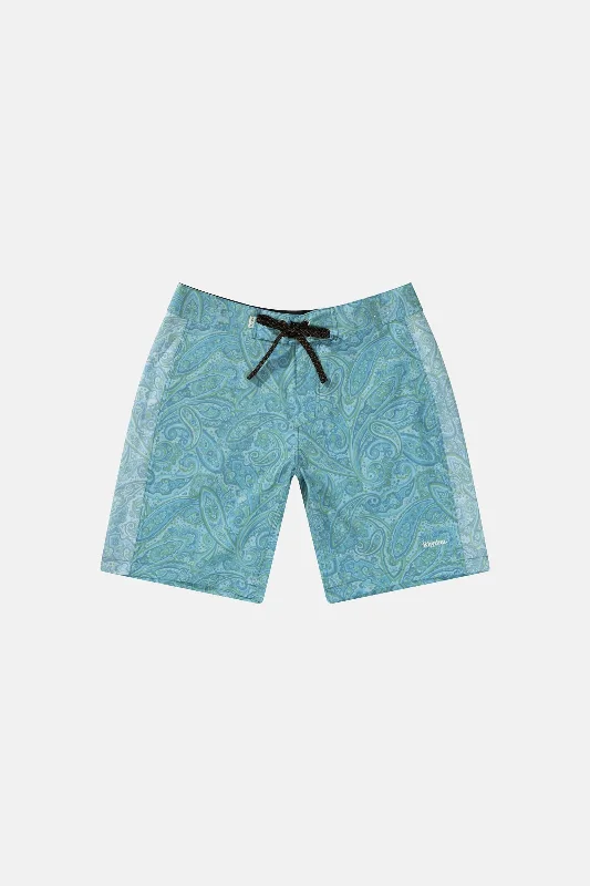 Tag - less men's trunks for irritation - free comfortCabo Trunk Steel Blue