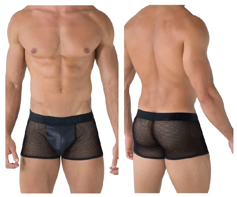Cotton men's trunks for a comfortable fitCandyMan 99479 Mesh Trunks Color Black