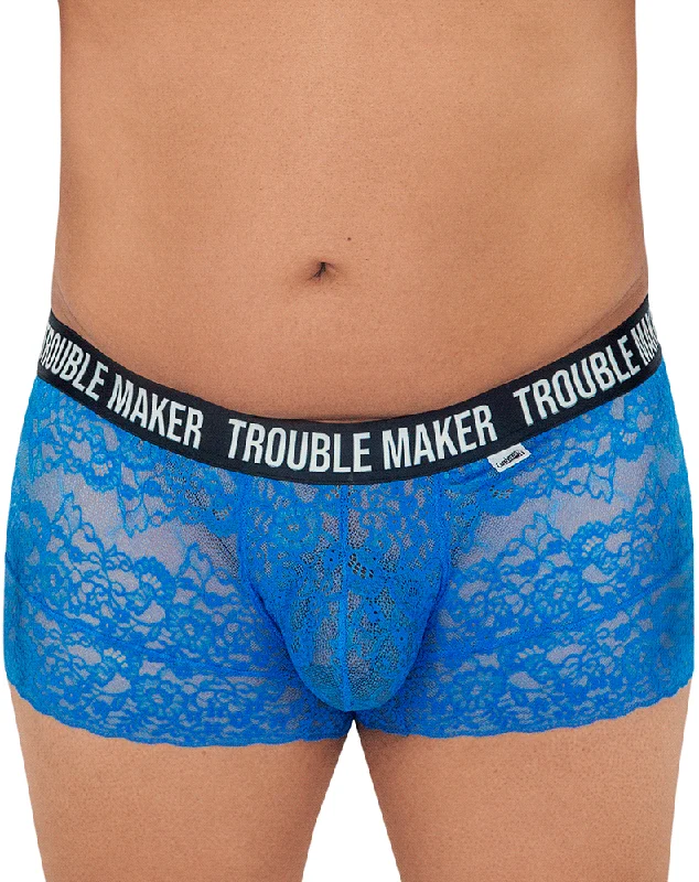 Cotton men's trunks for a comfortable fitCandyman 99616x Trouble Maker Lace Trunks