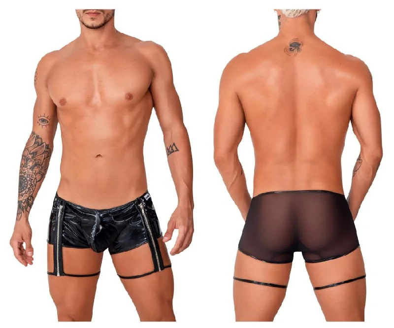 Men's boxer briefs with a reinforced waistbandCandyMan 99740 Garter Trunks Color Black Men's boxer briefs with a reinforced waistbandCandyMan 99740 Garter Trunks Color Black
