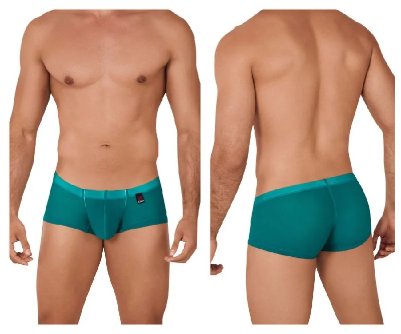 High - rise men's boxer briefs for extra supportClever 0604-1 Explore Trunks Color Green High - rise men's boxer briefs for extra supportClever 0604-1 Explore Trunks Color Green