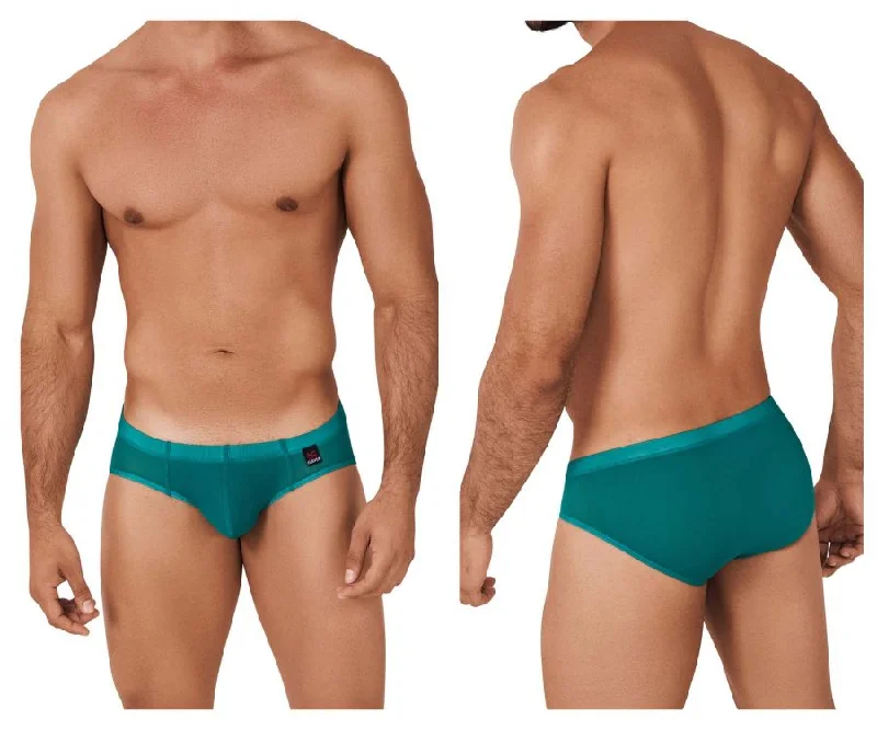 Low - rise men's boxer briefs for a modern silhouetteClever 0605-1 Explore Briefs Color Green Low - rise men's boxer briefs for a modern silhouetteClever 0605-1 Explore Briefs Color Green