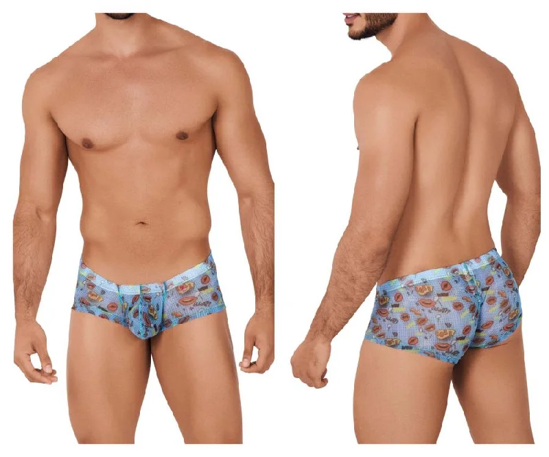 Stretch - fabric men's boxer briefs for a flexible fitClever 0607-1 Motivation Trunks Color Blue Stretch - fabric men's boxer briefs for a flexible fitClever 0607-1 Motivation Trunks Color Blue