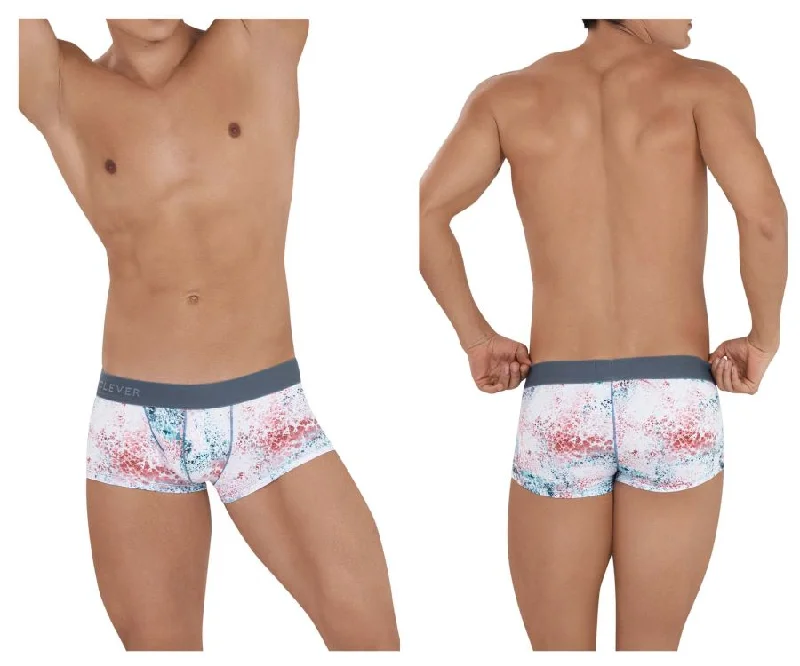 Men's boxer briefs with a reinforced waistbandClever 1132 Sacred Trunks Color White
