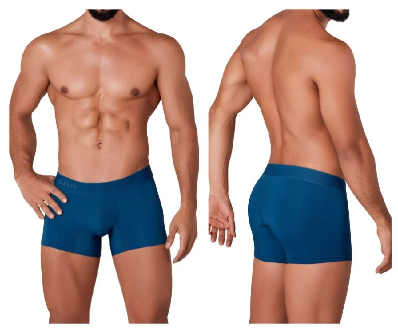 Men's boxer briefs with a soft elastic leg bandClever 1309 Basis Trunks Color Dark Blue Men's boxer briefs with a soft elastic leg bandClever 1309 Basis Trunks Color Dark Blue