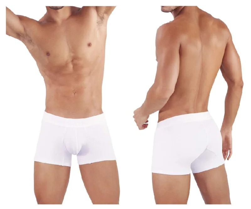 Moisture - wicking men's boxer briefs for sports activitiesClever 1471 Heavenly Trunks Color White Moisture - wicking men's boxer briefs for sports activitiesClever 1471 Heavenly Trunks Color White