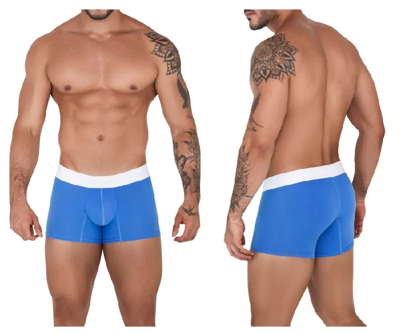 Designer men's boxer briefs with a premium lookClever 1508 Tethis Trunks Color Blue