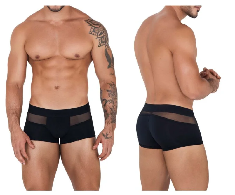 Solid - color men's boxer briefs in classic huesClever 1511 Caspian Trunks Color Black Solid - color men's boxer briefs in classic huesClever 1511 Caspian Trunks Color Black