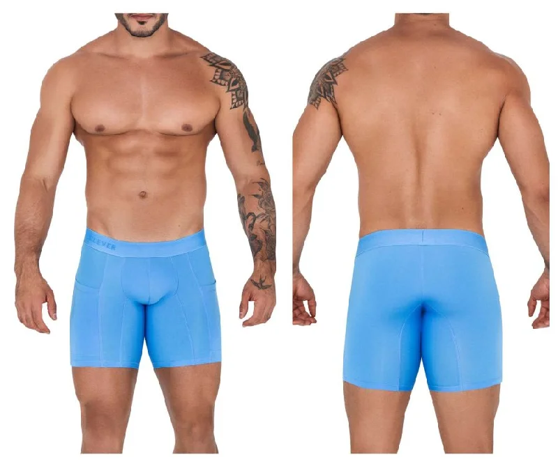 Stretch - fabric men's boxer briefs for a flexible fitClever 1528 Arctic Boxer Briefs Color Blue Stretch - fabric men's boxer briefs for a flexible fitClever 1528 Arctic Boxer Briefs Color Blue