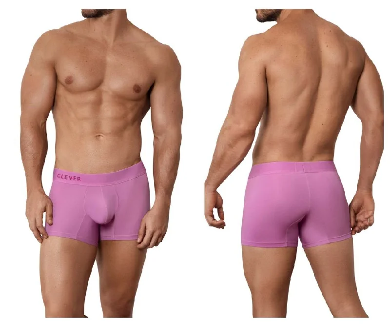 Moisture - wicking men's boxer briefs for sports activitiesClever 1560 Malba Boxer Briefs Color Grape Moisture - wicking men's boxer briefs for sports activitiesClever 1560 Malba Boxer Briefs Color Grape