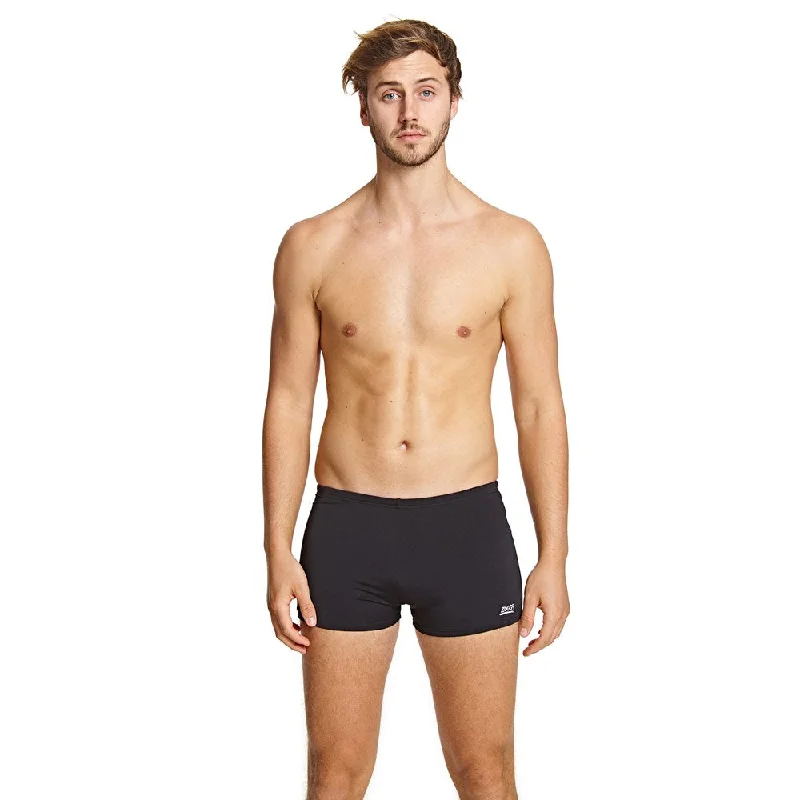 Moisture - wicking men's trunks for active useCOTTESLOE HIP RACER BLACK ZOGGS
