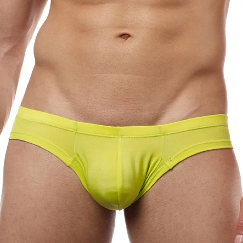 Neon - colored men's sexy underwear for a vibrant styleCover Male CM222  Pouch Enhancing Cheeky Thong