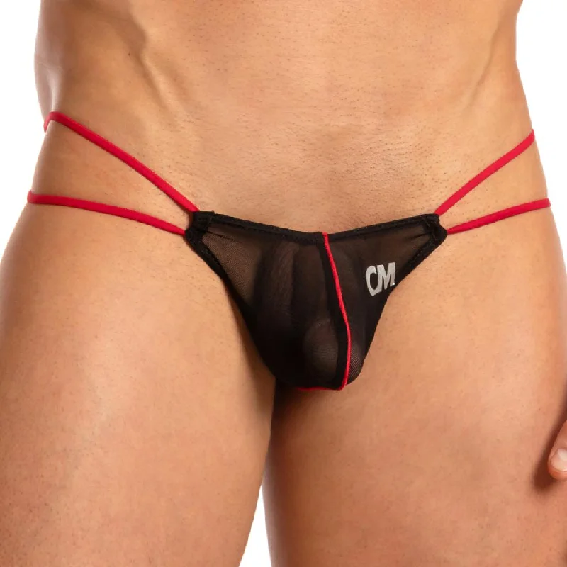 Sheer men's sexy underwear for a teasing effectCover Male CMK047 Hottest Thong