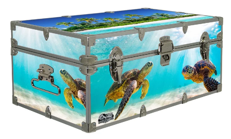 Men's trunks with a reinforced crotch areaDesigner Trunk - Sea Turtles - 32x18x13.5" Men's trunks with a reinforced crotch areaDesigner Trunk - Sea Turtles - 32x18x13.5"