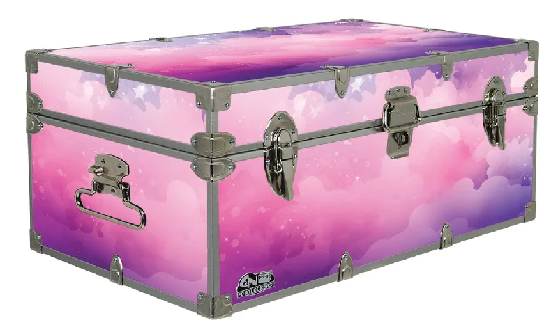 Patterned men's trunks, like camo or dotsDesigner Trunk - Candy Clouds - 32x18x13.5" Patterned men's trunks, like camo or dotsDesigner Trunk - Candy Clouds - 32x18x13.5"