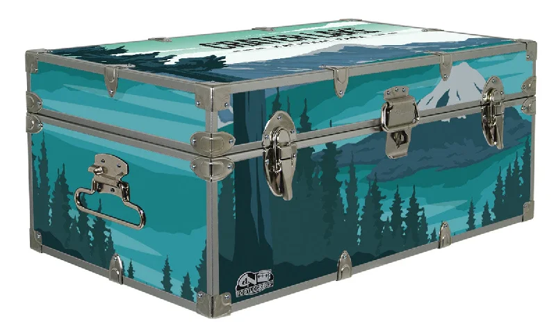 Printed men's trunks with eye - catching motifsDesigner Trunk - Crater Lake National Park - 32x18x13.5"