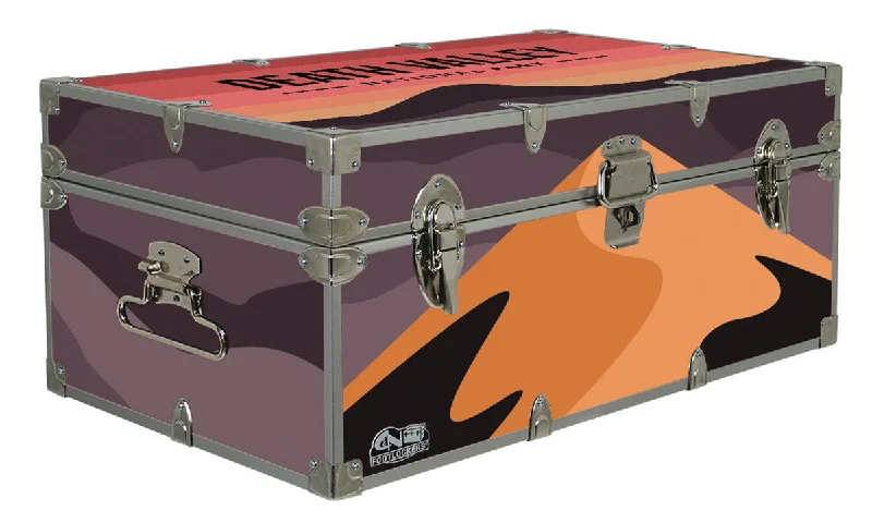 Patterned men's trunks, like camo or dotsDesigner Trunk - Death Valley National Park - 32x18x13.5" Patterned men's trunks, like camo or dotsDesigner Trunk - Death Valley National Park - 32x18x13.5"