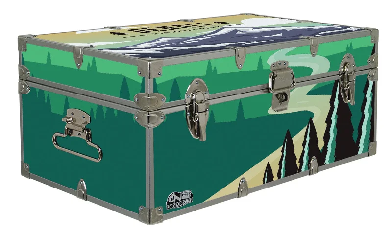 Mesh - back men's trunks for ventilationDesigner Trunk - Denali National Park - 32x18x13.5" Mesh - back men's trunks for ventilationDesigner Trunk - Denali National Park - 32x18x13.5"